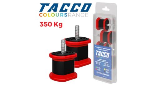 VECAMCO TACCO 9898-039 (350kg) 4db/csomag piros Klíma kültéri rezgéscsillapító gumibak