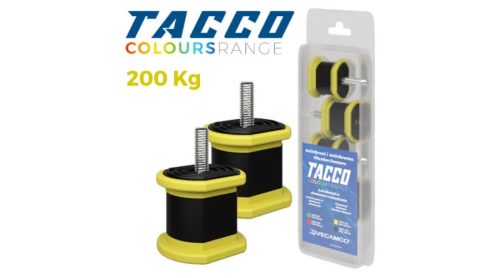 VECAMCO TACCO 9898-040 (450kg) 4db/csomag fekete Klíma kültéri rezgéscsillapító gumibak