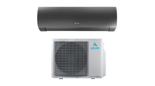 AZURI BLACK SUPRA AZI-WO25VB oldalfali split klíma csomag 2,7 kW (Fekete)