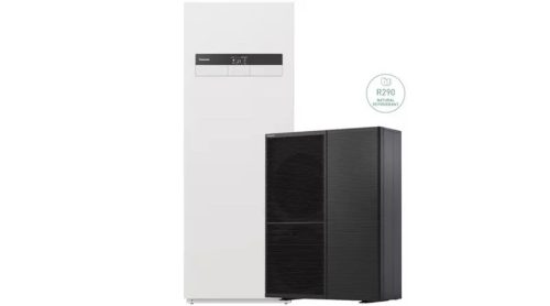 Panasonic ALL IN ONE "M" generáció (R290) T-CAP HYDROSPLIT 3 fázisú osztott hőszivattyú 9 kW